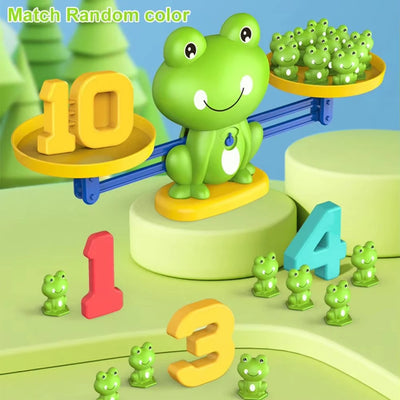 Frog Balance Math Toy gameplay