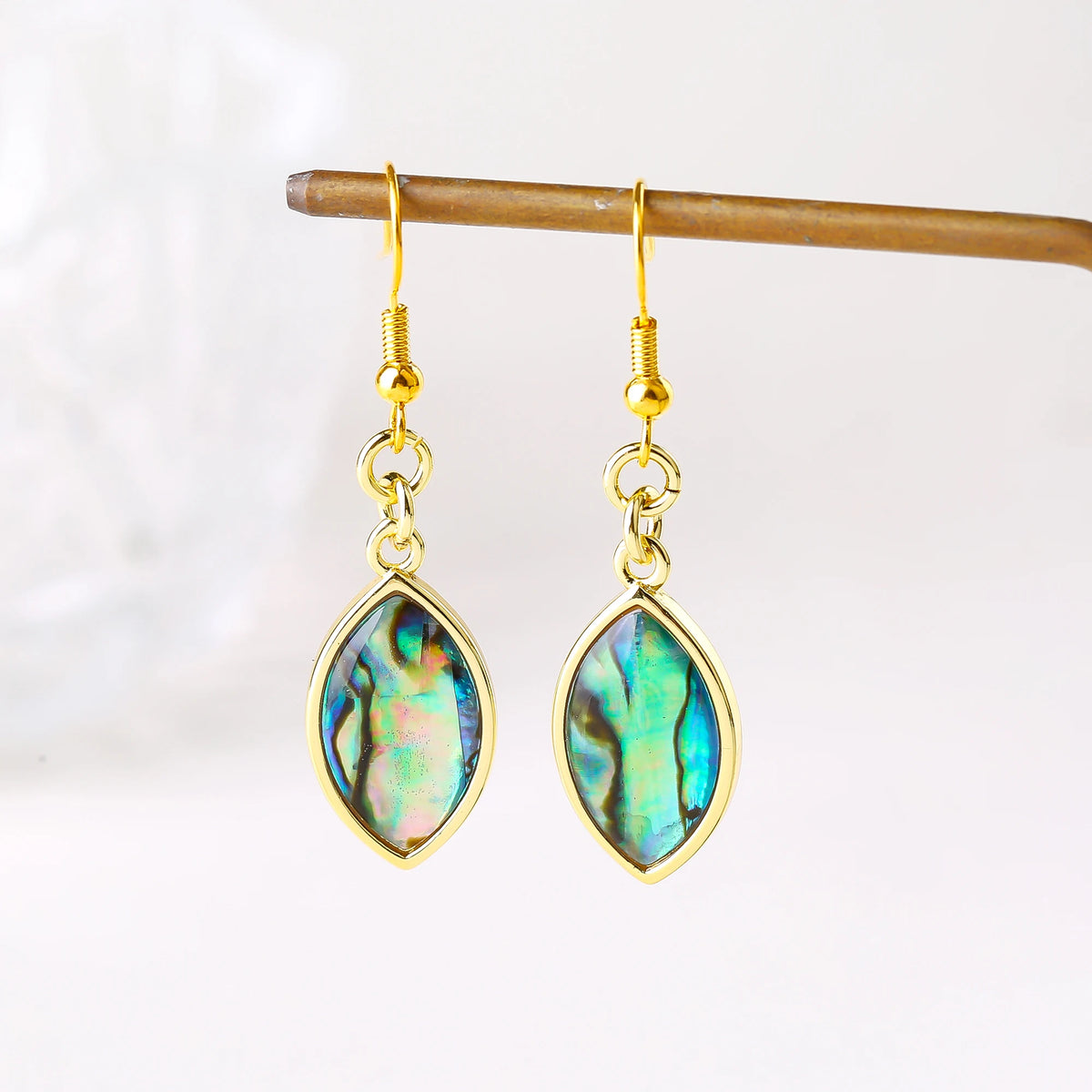Shell Drop Earrings worn