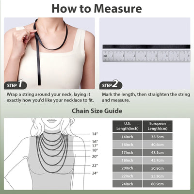 BAMOER Stackable Snake Chain Necklace - Silver
