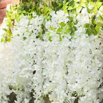 Floravelle Silk Orchid Garland - White