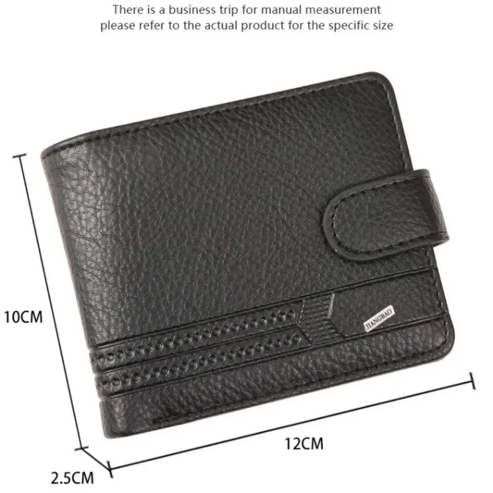 Men's Leather RFID Wallet card slots