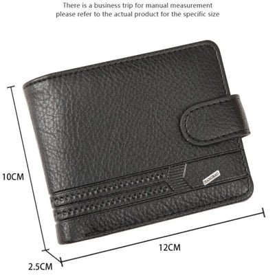 Men's Leather RFID Wallet card slots