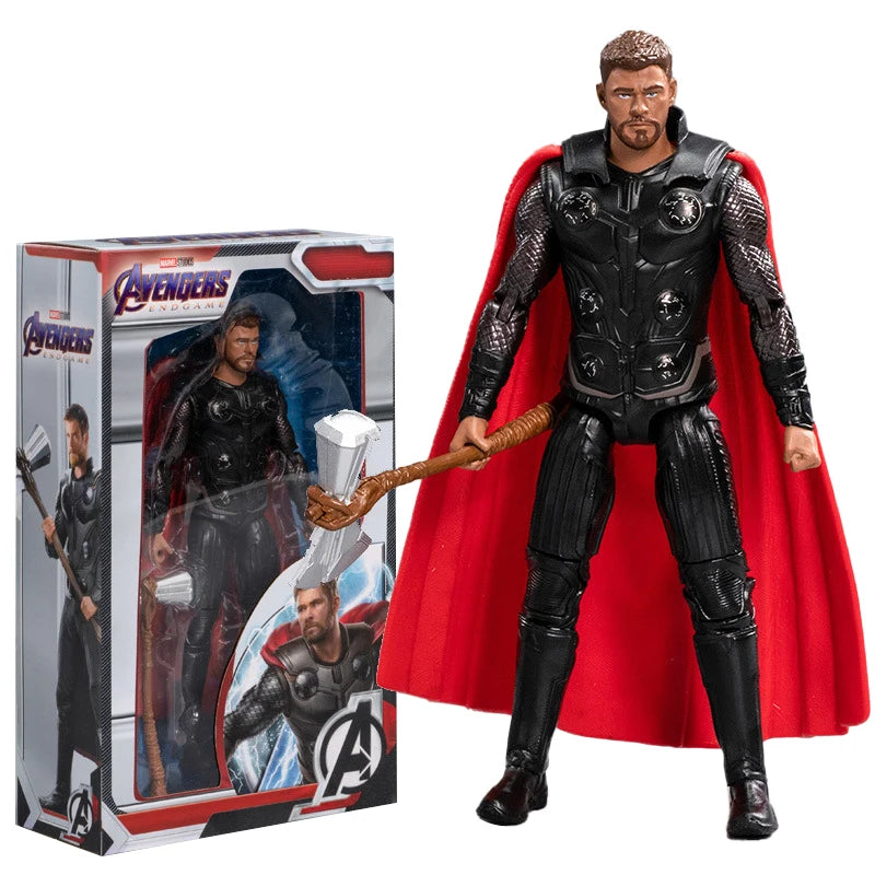 Original Avengers Legends Figure Toy Doll Spider Captain Big Miles Morales Thanos Iron Man Ghost Hulk Thor Falcon Ornament