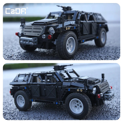 SUV Police Vehicle Building Block Set packaging