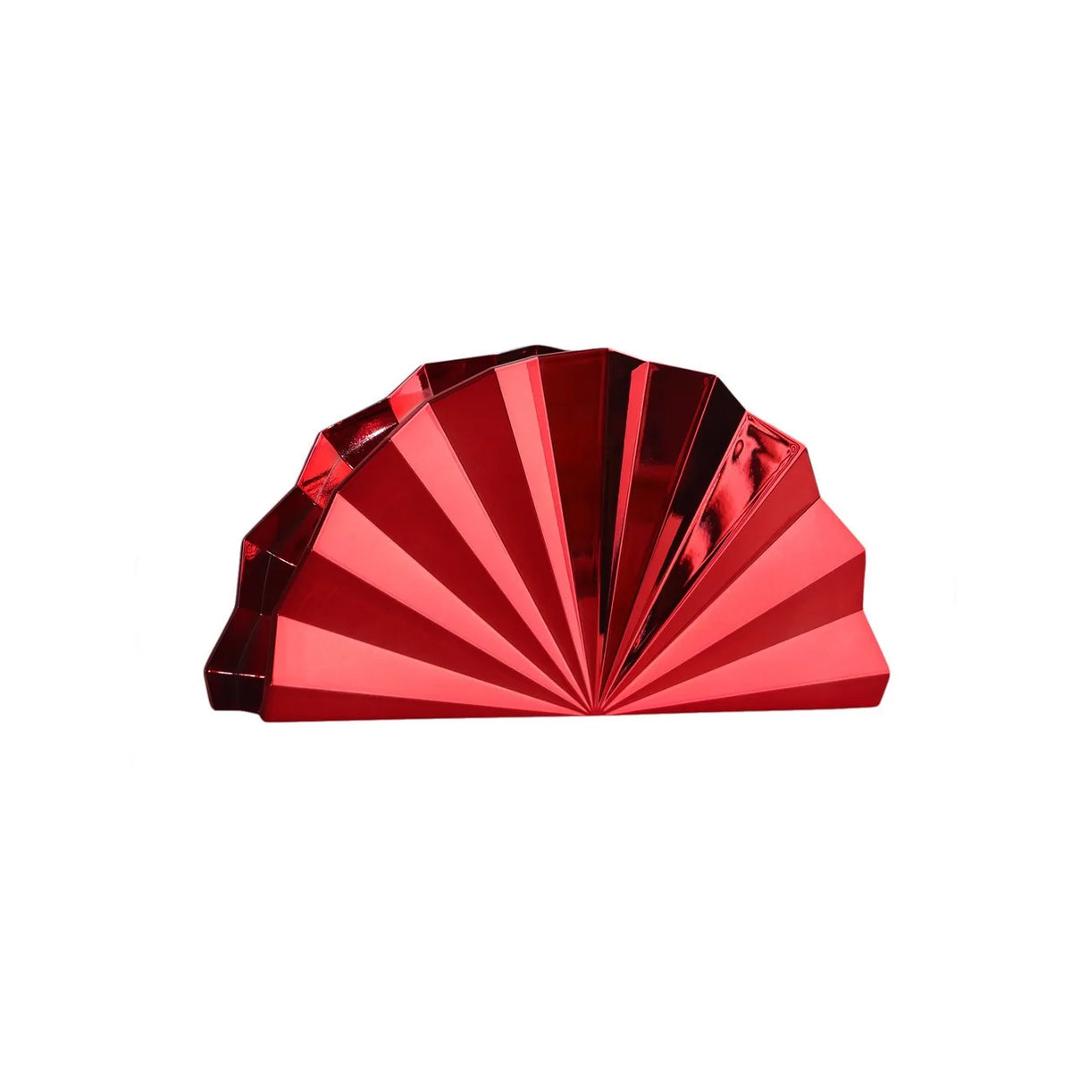Moon Shape Acrylic Box Clutch size reference