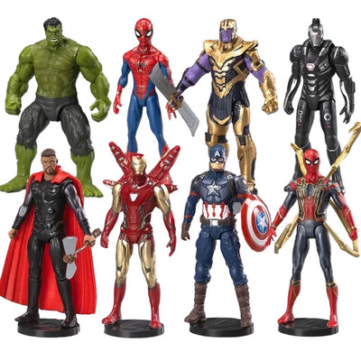 ZDTDS 10CM Avengers Figure Rival Rhino Thanos Ghost Man Scarlet Venom Octopus Iron Spider Captain Hulk Legends Toy Doll Figurine