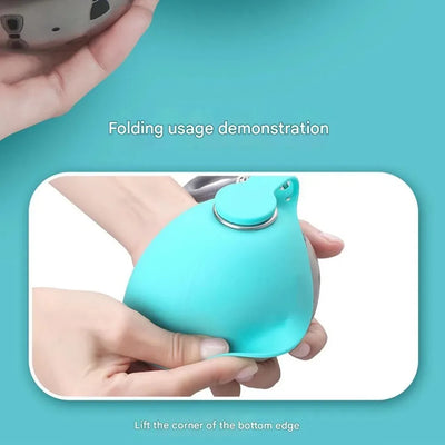 Portable Leak-Proof Dog Water Bottle - Plastic Blue