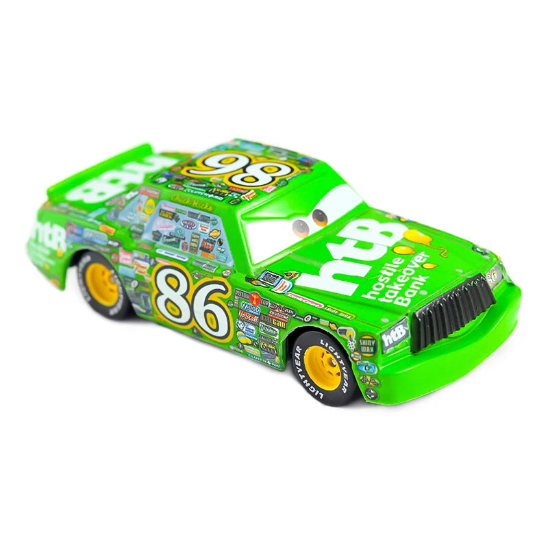Cars 3 Pixar Cars No.86 Chick Hicks Metal Diecast Toy Car 1:55 Lightning McQueen Children's Gift