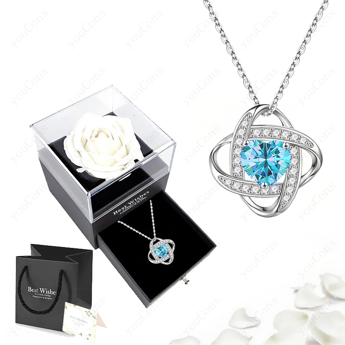 Green Heart Pendant Necklace full collection