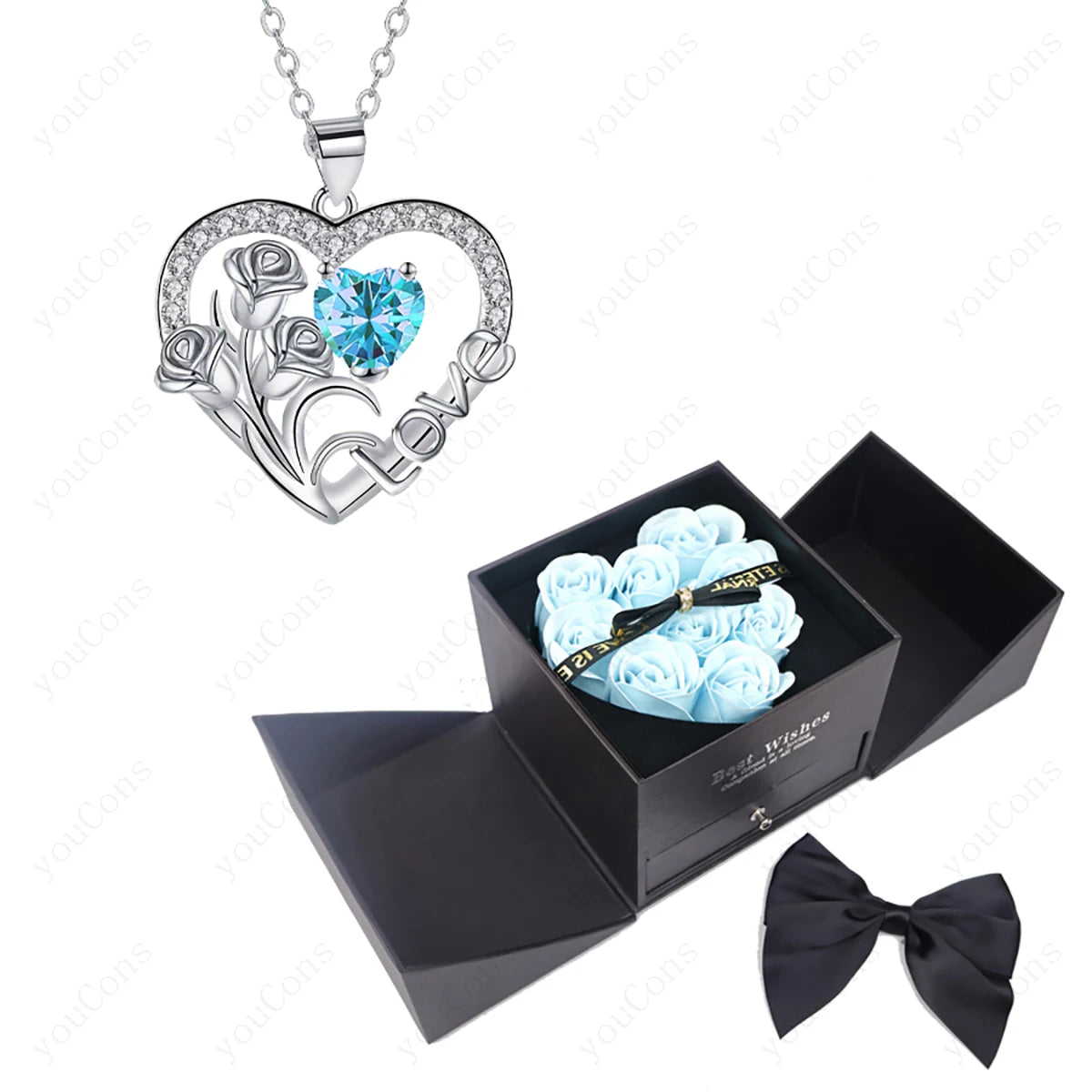 Zircon Heart Necklace box opening