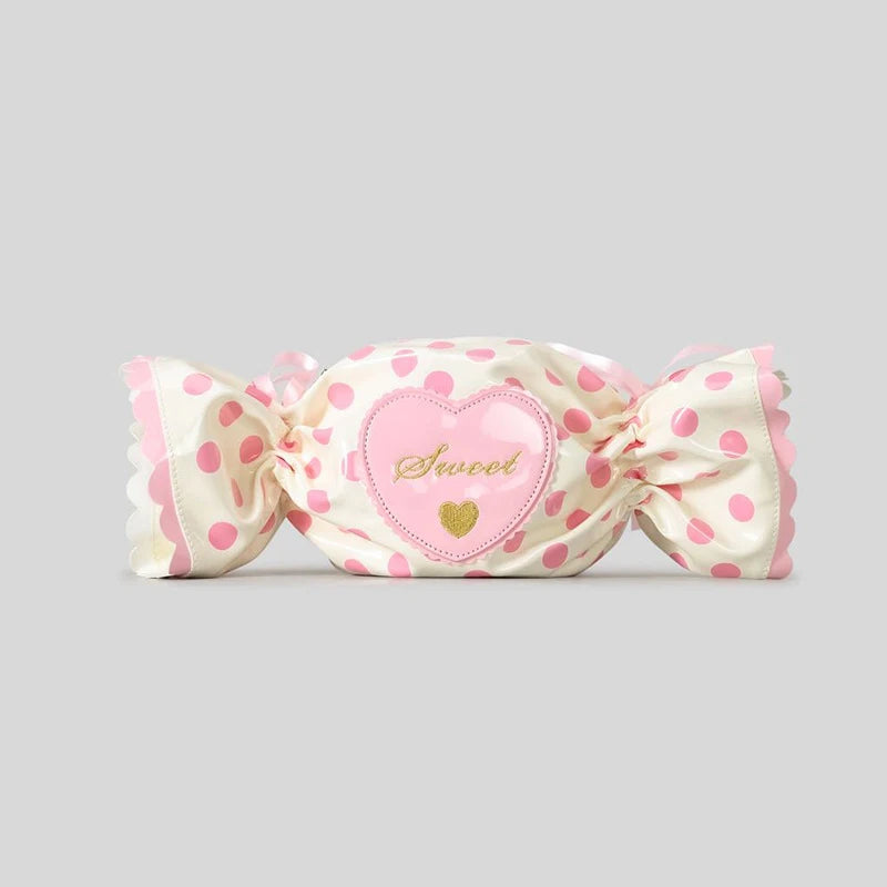 Candy Shape Crossbody Bag - Pink