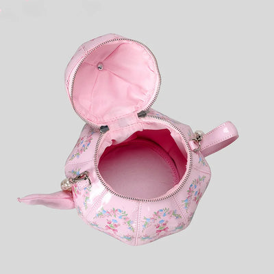 Novelty Teapot Bucket Bag close-up