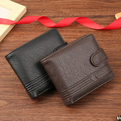 Men's Leather RFID Wallet interior view