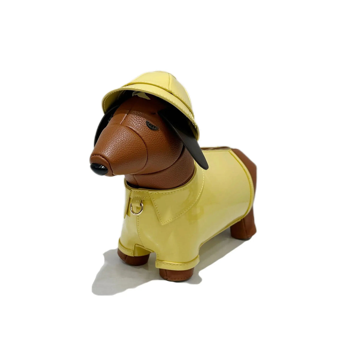 Novelty Dachshund Crossbody Bag - Orange