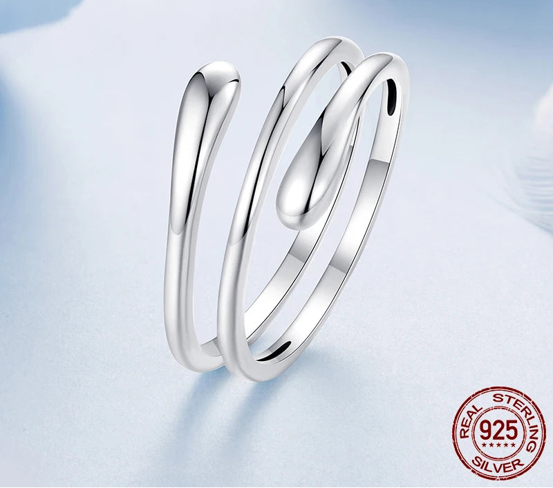 BAMOER Twist Eternity Band size reference