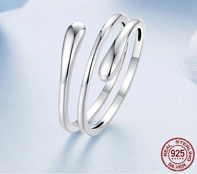 BAMOER Twist Eternity Band size reference