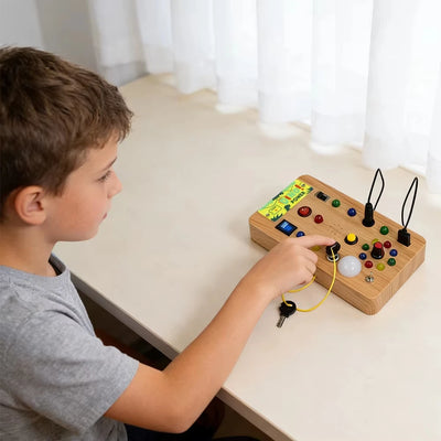 LED Sensory Activity Board close-up