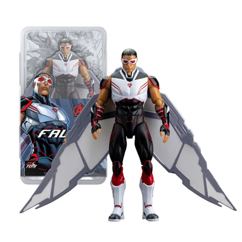 Original Avengers Legends Figure Toy Doll Spider Captain Big Miles Morales Thanos Iron Man Ghost Hulk Thor Falcon Ornament