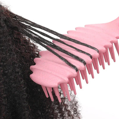 Curlivane FlexComb Curl Brush - Pink