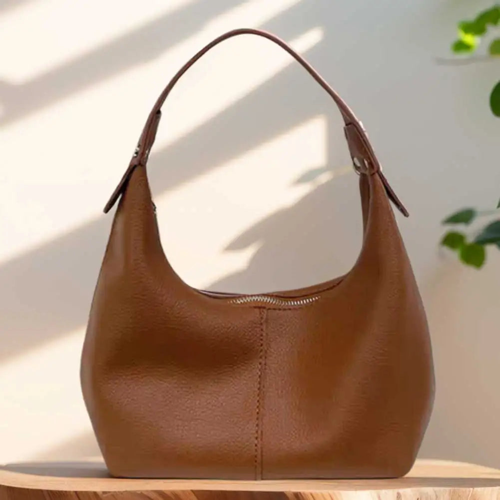 Soft PU Leather Hobo Bag size reference
