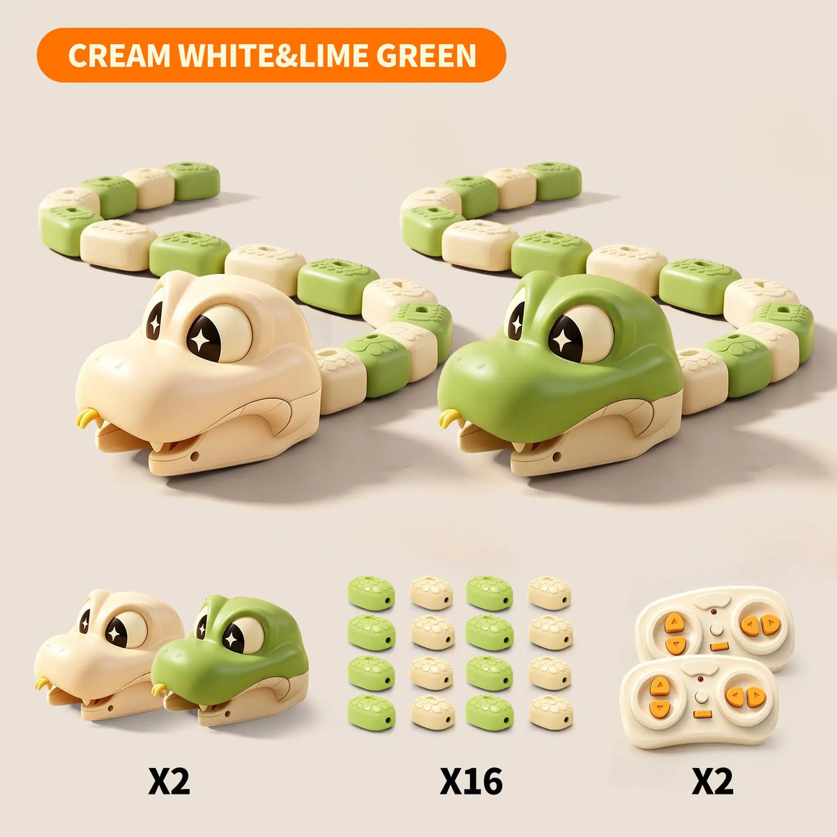 Magnetic Snake Racing Car Set packaging