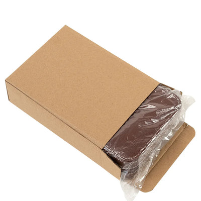 Portable Travel Watch Case - 4 Grids Brown