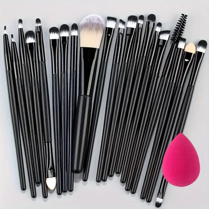 Aurevia Beauty Brush Set full set layout