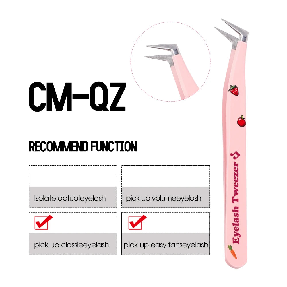 Roselle LashGrip Precision Tweezers - Style 5