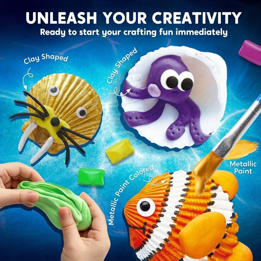JOYFY Sea Shell Painting Kit close-up
