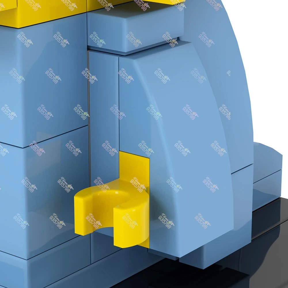 MOC Animation Series Brickheadzed Building Blocks Marge Bart Maggie Homer Figure Toy DIY Character Model Assembly Brick Kid Gift
