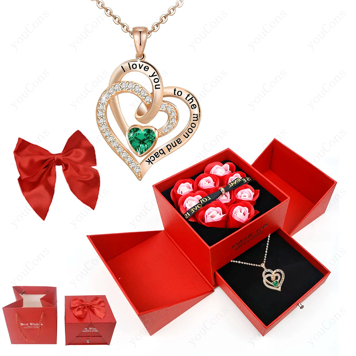 Heart Pendant Necklace - Eloria Heart