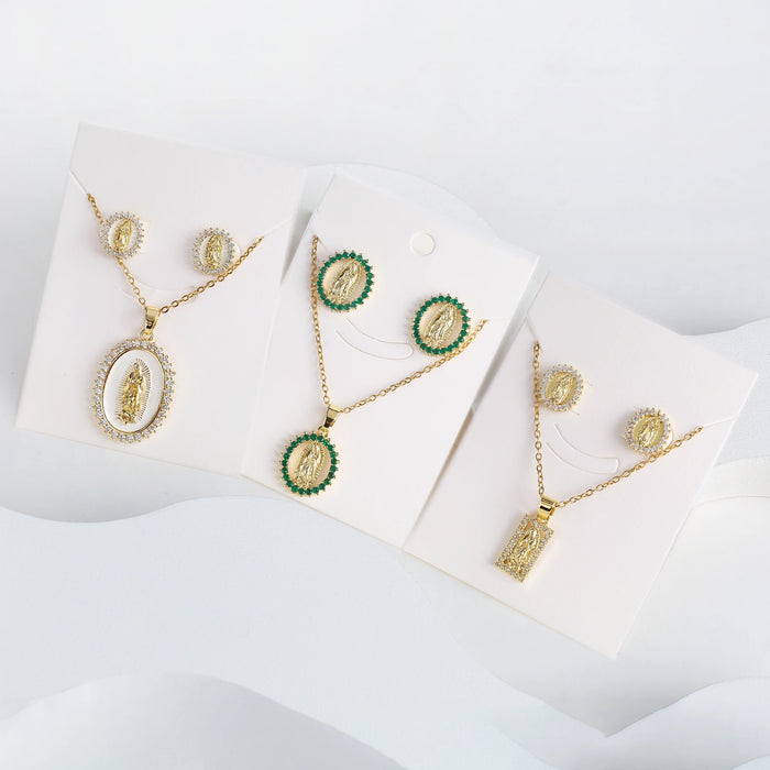 Maria Pendant Necklace & Earring Set
