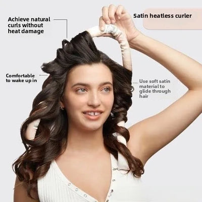 Satin Heatless Curler - Sunset Tie-Dye