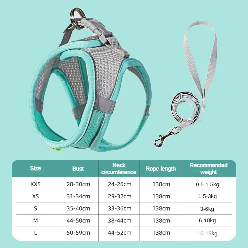 Adjustable Pet Safety Harness texture detail