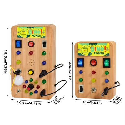 LED Sensory Activity Board size comparison