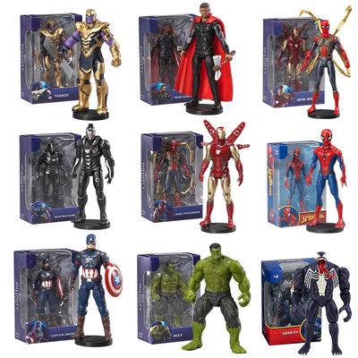 ZDTDS 10CM Avengers Figure Rival Rhino Thanos Ghost Man Scarlet Venom Octopus Iron Spider Captain Hulk Legends Toy Doll Figurine