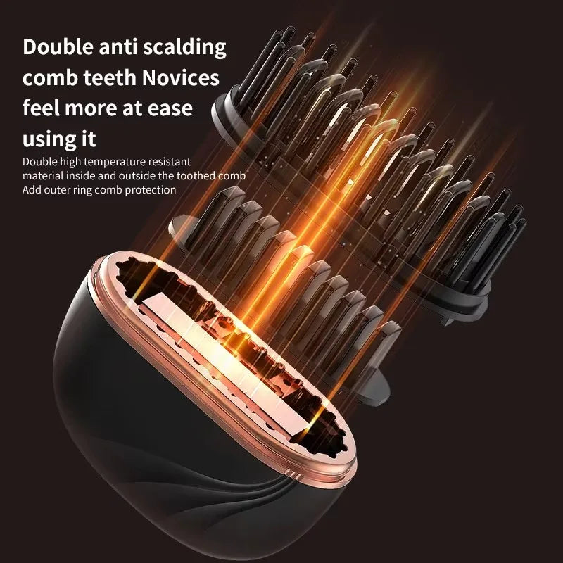 Luniva Smooth Mini Cordless Straightening Brush - Black