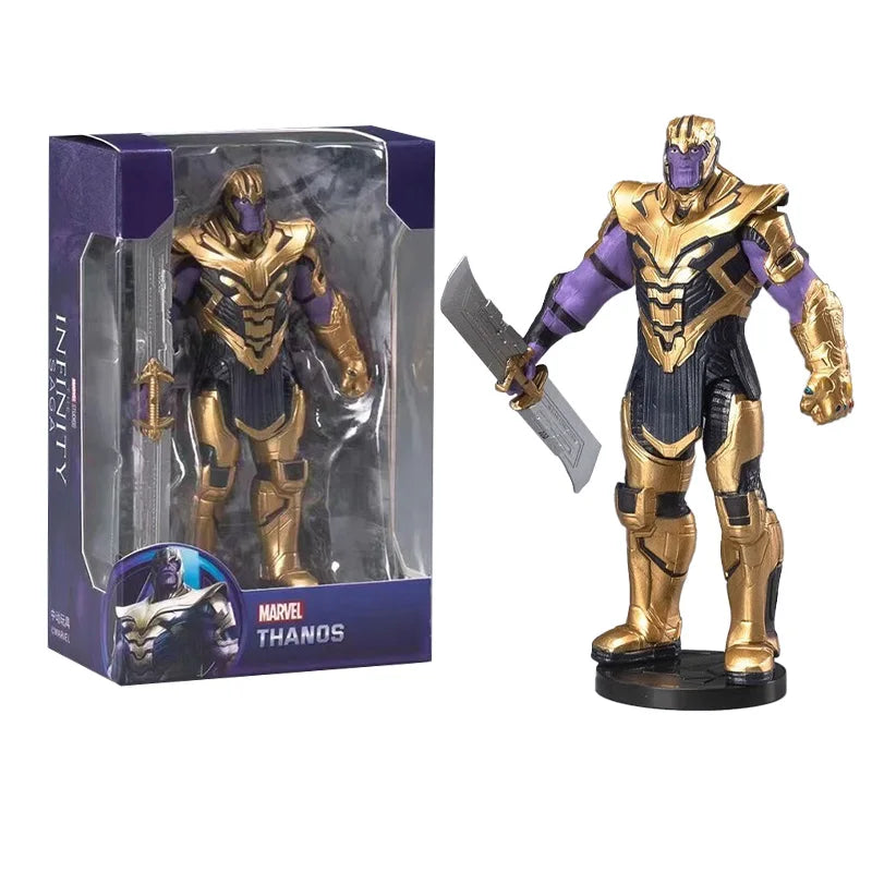 ZDTDS 10CM Avengers Figure Rival Rhino Thanos Ghost Man Scarlet Venom Octopus Iron Spider Captain Hulk Legends Toy Doll Figurine