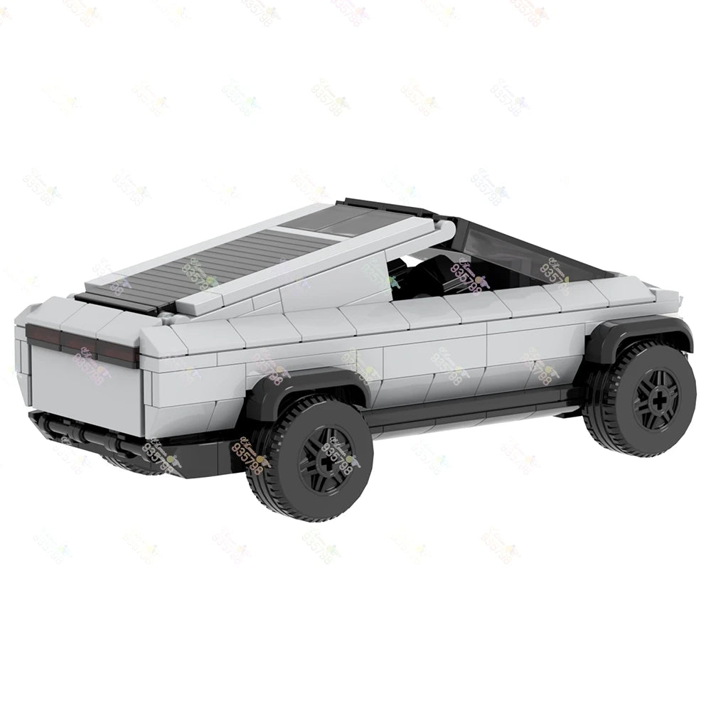 367PCS Creative Cybertruck Decoration Building Blocks DIY City Series Famous Brand Vehicle Models Assembly Toys For Kids MOC4132