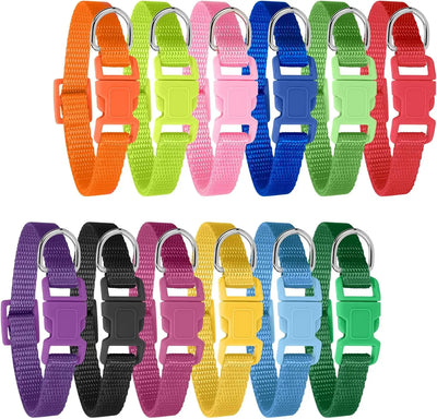 Puppy Litter ID Collar Set on newborn puppies