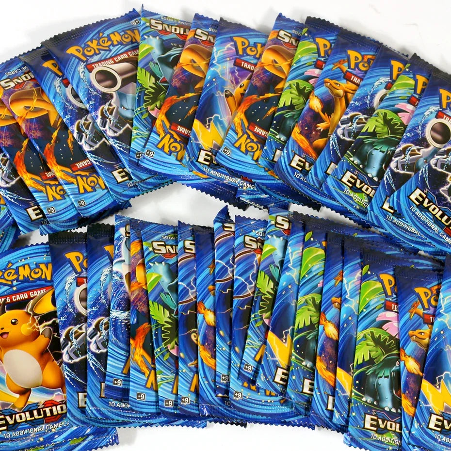 ★Newest 324Pcs Pokemon Cards Sun & Moon XY Evolutions Pokemon Booster Box Collectible Tradiner Card Game toy for children！