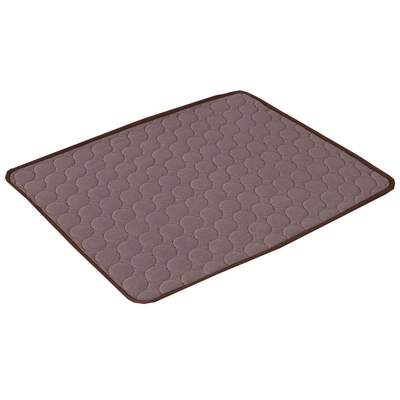 Pet Cooling Mat with cat