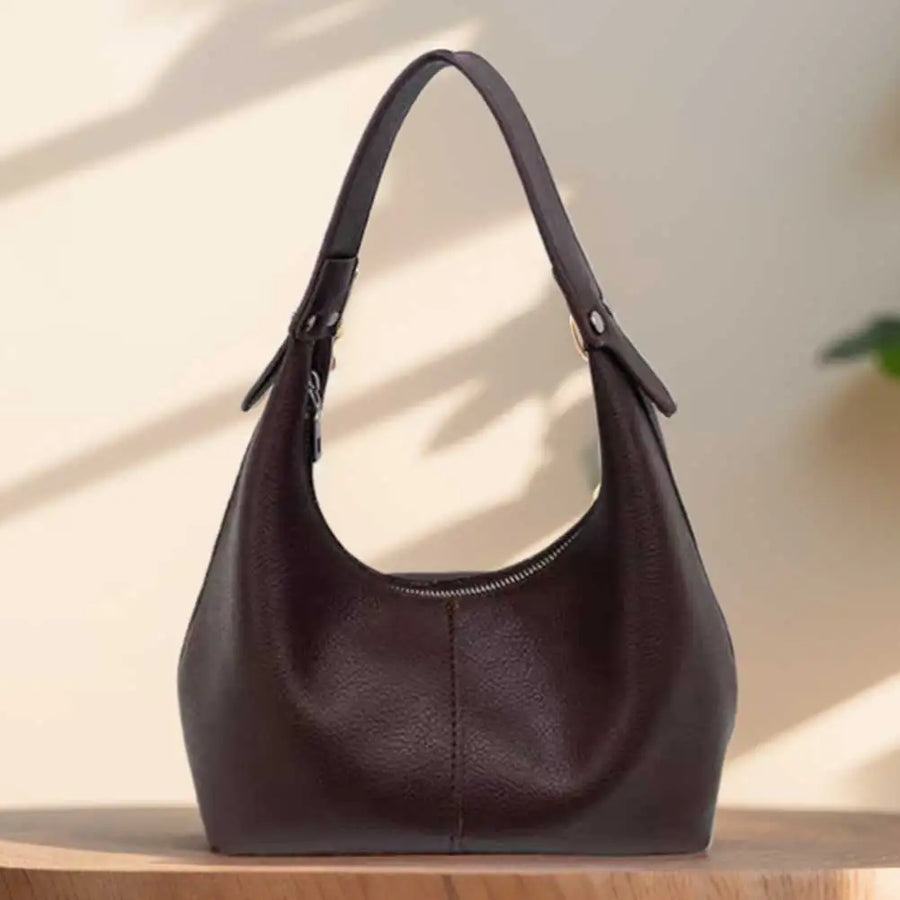 Soft PU Leather Hobo Bag