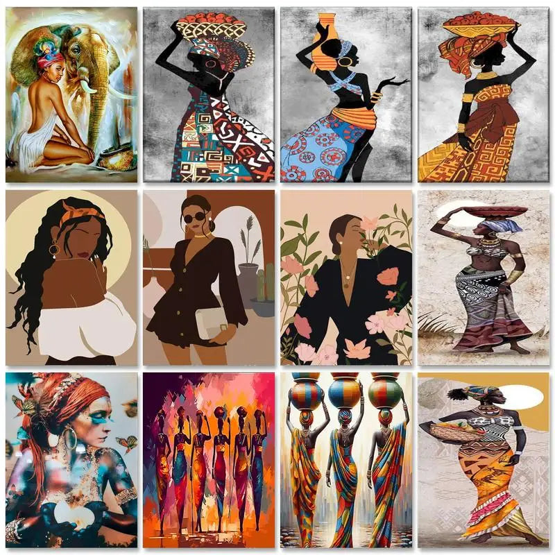 GATYZTORY Figure Paint by Numbers Kit