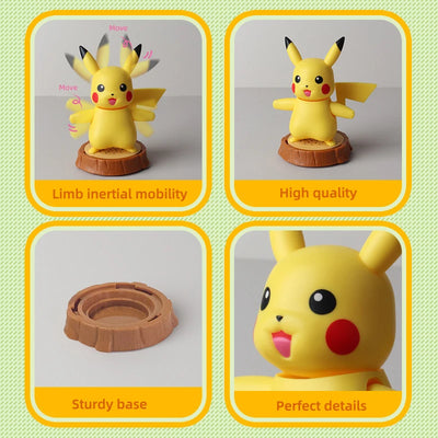 Figurine Pokemon Horizons Figures Cubone Tinkatink Big Pikachu Gengar Action Original Pocket Monster Collect Ornament Statue Toy