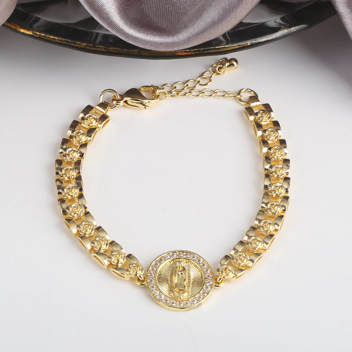 Rosette Virgin Mary Bracelet - Roselle