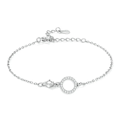 BAMOER Simple Ring-Link Bracelet