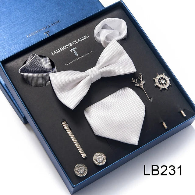 Silvane Luxe Men's Tie Set styling detail