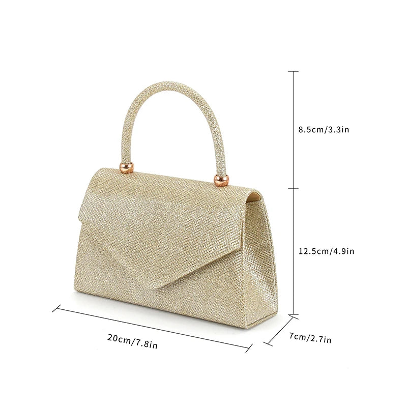 Women's Pleated Evening Bag interior view