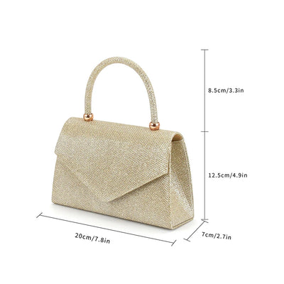 Women's Pleated Evening Bag interior view